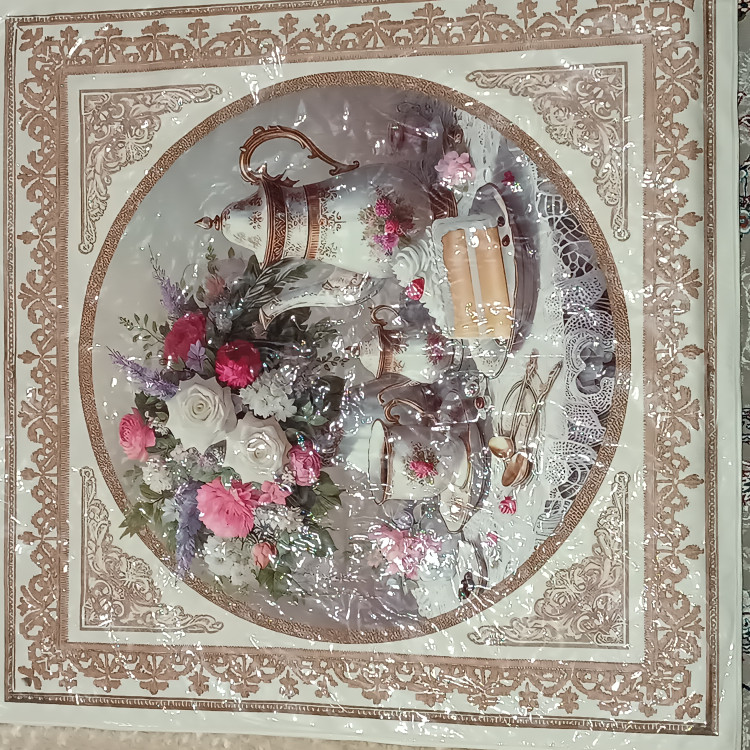 سفره مخمل رویه سلفون